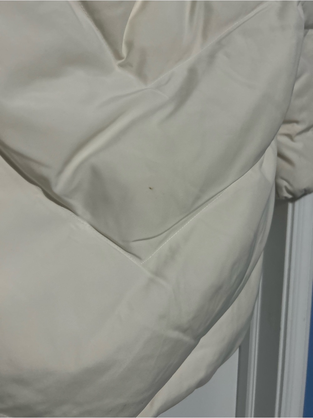 NWT Seraphine Maternity Adora size 6 white chevron puffer coat babywearing - Picture 15 of 15
